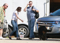 Rob & Kristen arriving @ set [October 15] - robert-pattinson-and-kristen-stewart photo