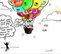 Balloon Trip - penguins-of-madagascar fan art