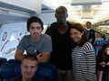 Joe with Matt, Benoni and Marissa - Ready to fly Mexico - the-jonas-brothers photo