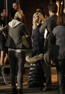 Reese on set of "This Means War"