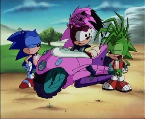 Image of Sonic, Sonia and Manik Hedgehog for fans of Archie Sonic families....