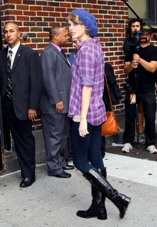  Arriving to "Late mostrar with David Letterman"