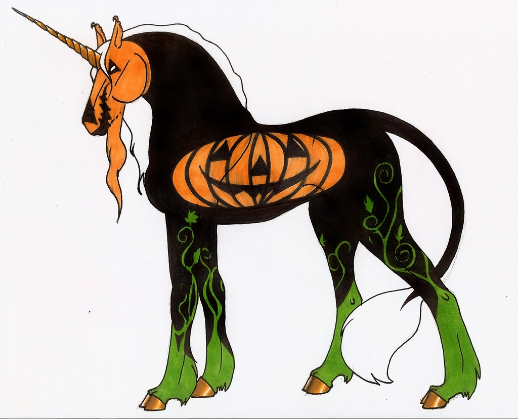 Halloween Unicorn - Unicorns Fan Art (16576722) - Fanpop