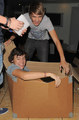 Harry in a box!!! lol - one-direction photo