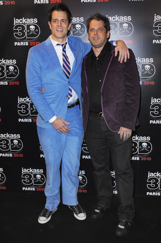  Jeff Tremaine & Johnny Knoxville @ the Paris Premiere of 'Jackass 3D'