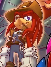 Knuckles the echidna 30 years later!