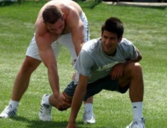 novak djokovic bulge. Novak Djokovic sexy practice