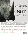 Rhino horn is NOT medicine! - animals photo