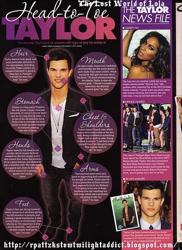  Taylor Lautner Appears in October Issue of ‘Total Fanzine’ (Australia)