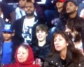 29.10 - Justin, Selena Gomez, Jaden Smith&Will Smith football match - justin-bieber photo