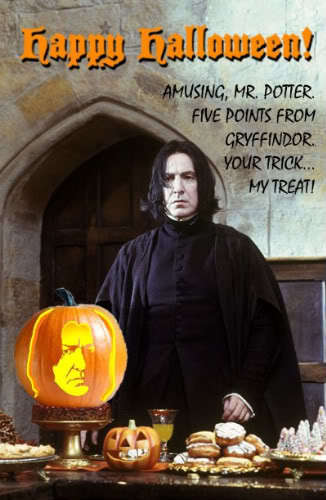  Happy Halloween to all Snape mashabiki :)