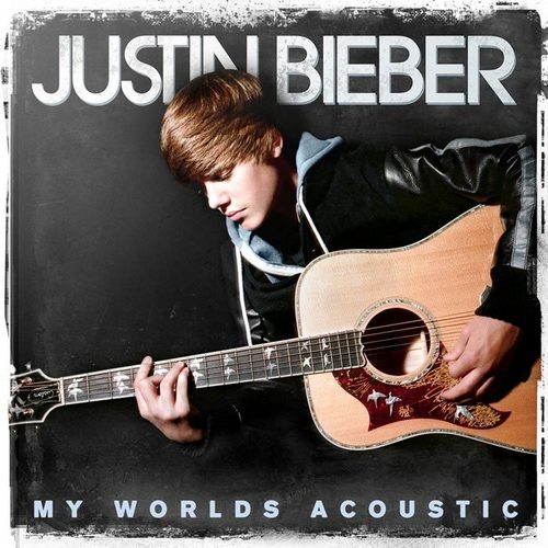 Justin Bieber's Acoustic cd cover