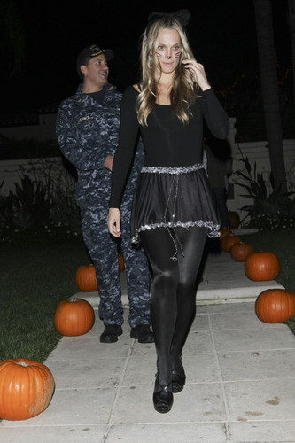 Molly Sims Goes to a Halloween Party in Beverly Hills