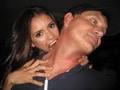 Nina Dobrev biting Kevin williamson - the-vampire-diaries photo