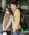 October 30th: arrive at LAX airport hand-in-hand in Los Angeles - sophia-bush photo