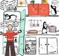 Penguins in the Kitchen!!! - penguins-of-madagascar fan art