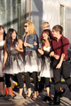 Cast on Set {November 5, 2010} - glee photo