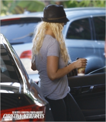  Christina out in Beverly Hills