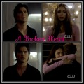 Damon...a broken heart - the-vampire-diaries fan art