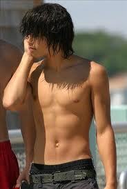  Him shirtless at the lake