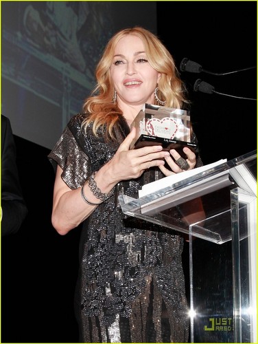  Madonna: Perforated Thigh-high Boots at Fashion Delivers Gala