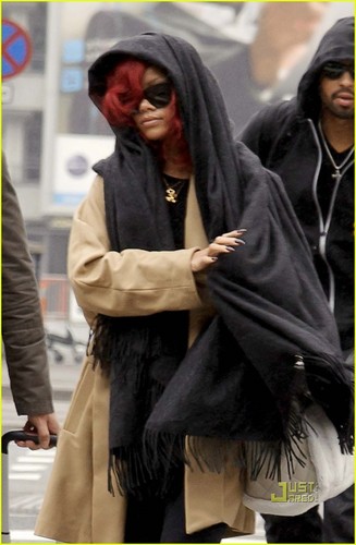  Rihanna: London Departure with Matt Kemp