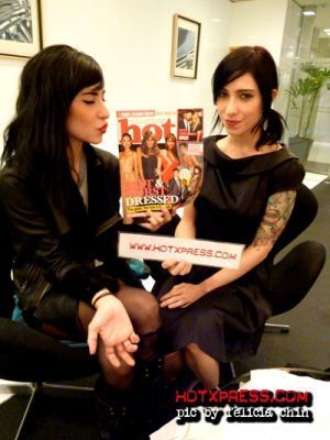  The Veronicas with Hot Magazine - Malaysia