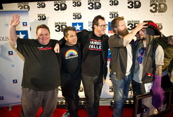 Cast of'Jackass 3D' the Madrid Premiere