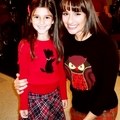 Lea and 'Mini Rachel'! - glee photo