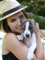 Sophia and dog - sophia-bush photo