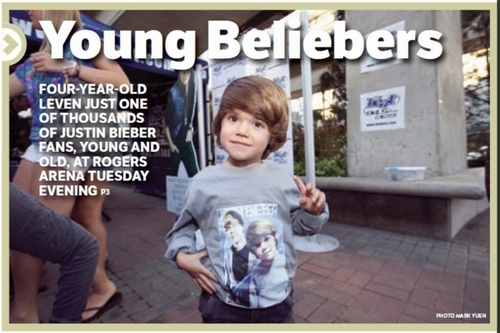 a young guy belieber!!