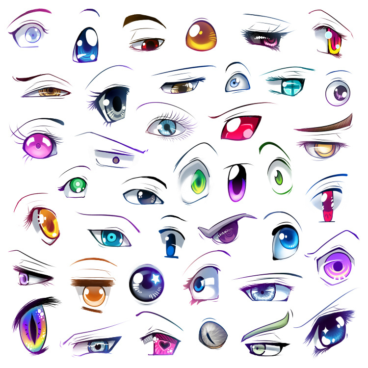 Anime eyes - Anime Fan Art (16902942) - Fanpop