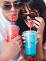 Lea Michele and Cory Monteith's Teen Vogue Cover Shoot  - glee photo