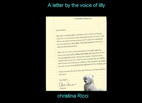  lillys letter