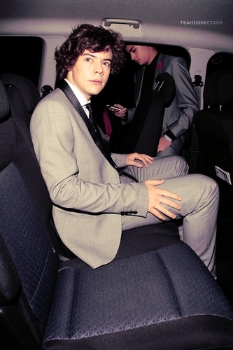  Flirty Harry Not Looking So Happy While Sat In The Taxi :) x