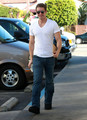 Matthew out and about in LA - glee photo