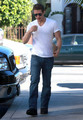 Matthew out and about in LA - glee photo