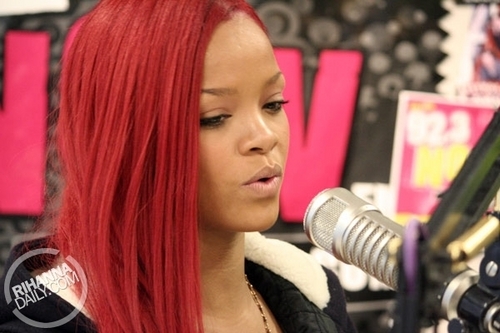  Rihanna @ Interview with Lisa Paige at 92.3 NOW 11/16/10