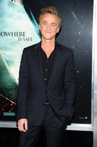 Tom at the Deathly Hallows NYC Premiere