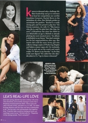  US Magazine ग्ली Special Issue - November 2010