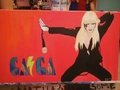 painting of the lady - lady-gaga fan art