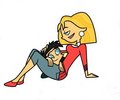 Duncan as a kid and his Mommy - total-drama-island photo