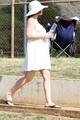Evangeline Lilly at a Softball Game in Hawaii 22.11.2010 - lost photo