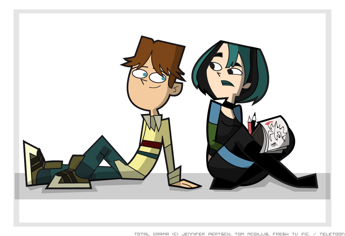 Fan Art of Even More Gwen and Cody for fans of Total Drama Island. 