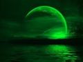 Green Moon - moon photo