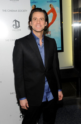 Jim Carrey @ the Cinema Society And DeLeon Tequila Host a Screening of 'I Love You Phillip Morris'