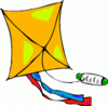  vlieger, kite Clip Art