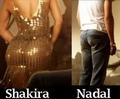 Shakira and Rafa ass:big and small !! - shakira photo