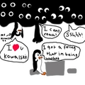 fangirls on the ceiling - penguins-of-madagascar fan art