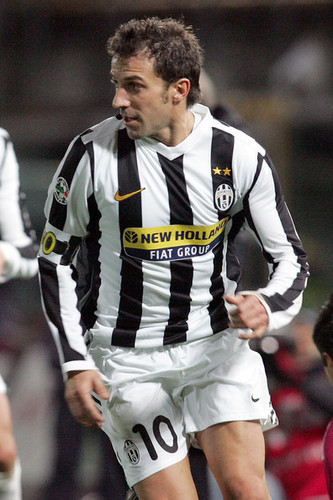  A. Del Piero playing for Juventus